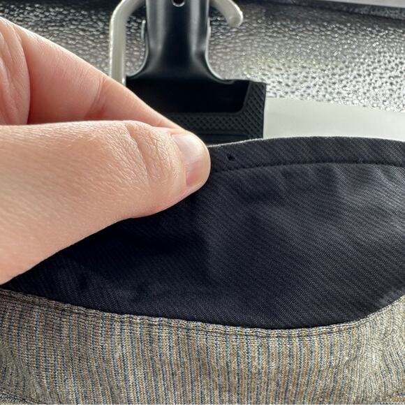 Lululemon Evolution Short Sleeve Polo Shirt in Gray/Brown Sz M - Picture 7 of 9